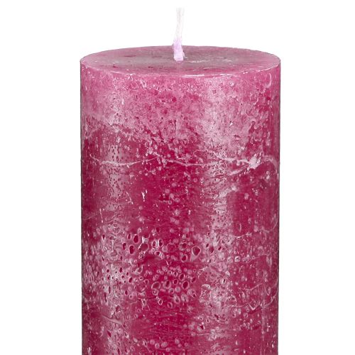 Artikel Elegante Stabkerzen Berry 50x300mm, durchgefärbt, 4er-Set für Dekoration und Ambiente
