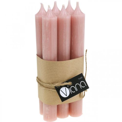 Artikel Stabkerzen Rosa Kerzen Boho Kerzendeko Ø21/170mm 6 St