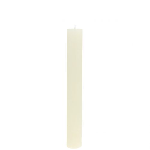 Stabkerzen durchgefärbt Creme 34mm x 240mm 4 St einkaufen | Floristik21.de