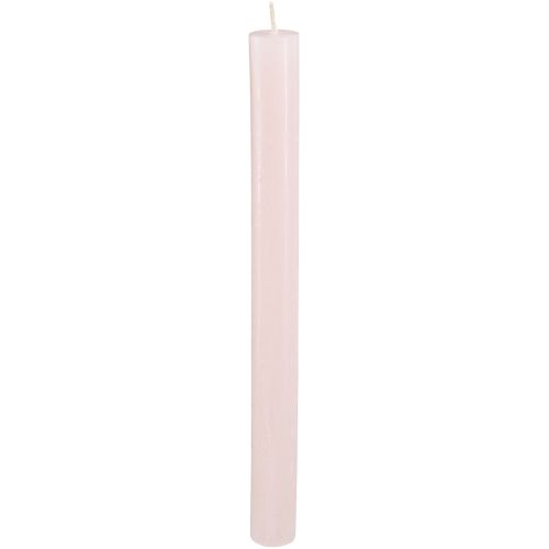 Artikel Stabkerzen durchgefärbt Hellrosa Kerzen Rosa 21×240mm 12 St