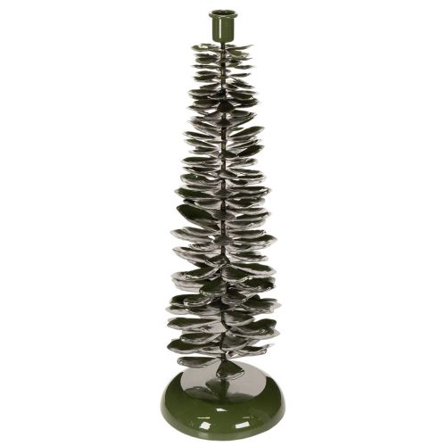 Kerzenständer Metall Tannenbaum-Optik Grün 45 cm