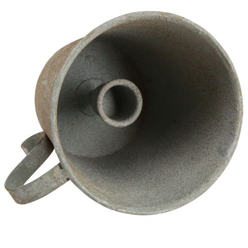 Artikel Stabkerzenhalter Grau im Tassen-Design Ø11cm H11cm - Stilvolle Dekoration