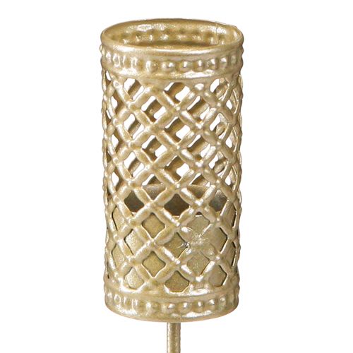Artikel Stabkerzenhalter zum Stecken Mattgold Ø24mm H10cm 4 St - Eleganz für Ihre Dekoration