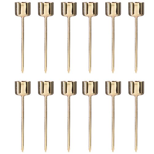 Artikel Stabkerzenhalter zum Stecken Rotgold Ø22mm H10,5cm 12 St