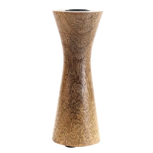 Artikel Stabkerzenhalter Holz Kerzenständer Natur Ø6cm H20cm