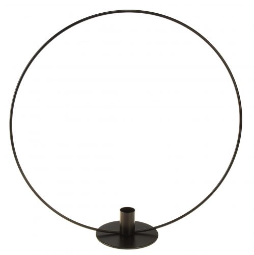 Artikel Kerzenhalter Metall Schwarz Dekoring zum Stellen Ø35cm