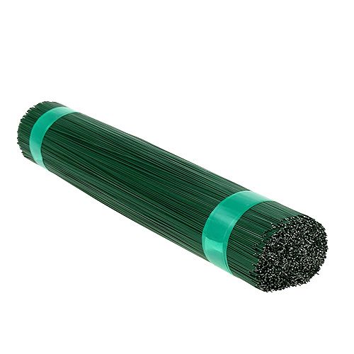 Steckdraht grün lackiert 0,7mm 300mm 2,5kg