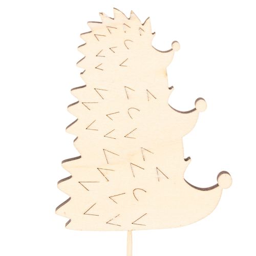 Deko-Stecker Holz Igel-Familie 34cm 12 Stück bunt für Innen und Außen | Floristik21.de