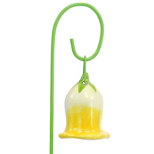 Floristik21 Stecker Keramik Blumen 5cm 28cm 8St