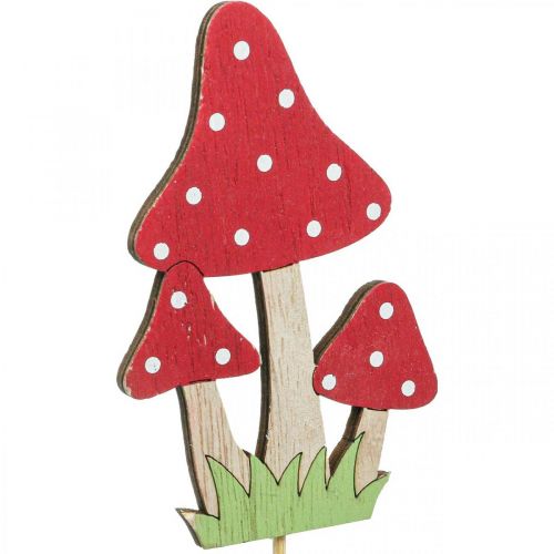 Floristik21 Blumenstecker Fliegenpilz Deko Pilz Herbst Deko 10cm 18 St