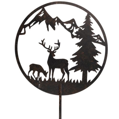 Dekostecker Metall Hirsch