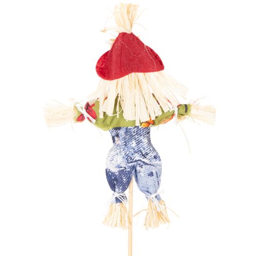 Blumenstecker Vogelscheuchen aus Holz und Stoff 37cm 6er-Set für Dekoration | Floristik21.de