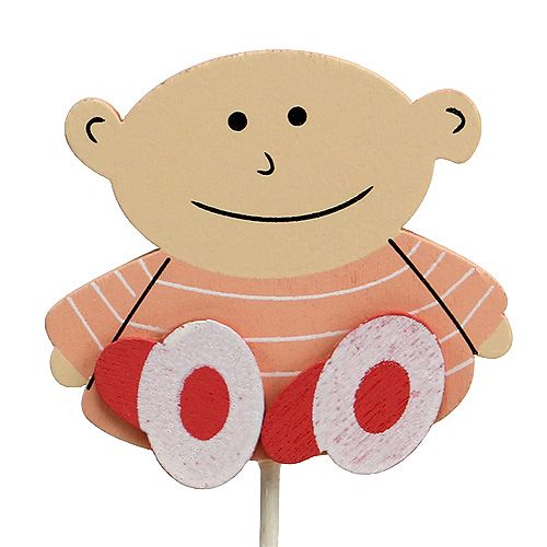 Artikel Stecker Baby 5cm L25cm Rosa 20 St