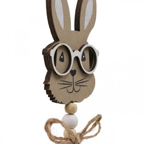 Artikel Blumenstecker Hase mit Brille Dekostecker Holz 4×7,5cm 12St