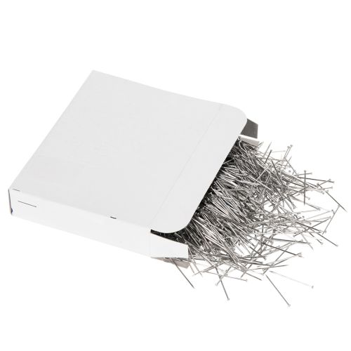 Stecknadeln Silberblank 105/30mm Eisen Vernickelt 500g Rostfrei Vielseitig Floristik