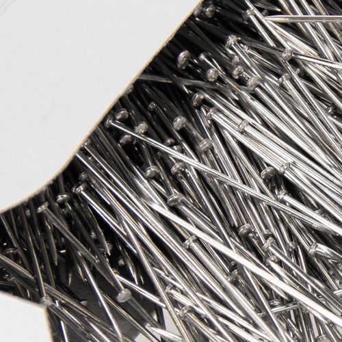 Artikel Stecknadeln Silberblank 105/30mm Eisen Vernickelt 500g Rostfrei Vielseitig Floristik