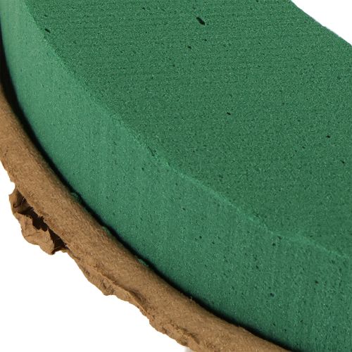 Artikel Qualitäts-Nasssteckschaum-Kranz auf Kartonbasis Ø30cm 2er-Set für florale Dekoration