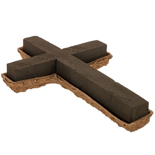 OASIS® Renewal® Floral Foam Biolit® Steckschaum-Kreuz, 42 cm, schwarz, 2 Stück