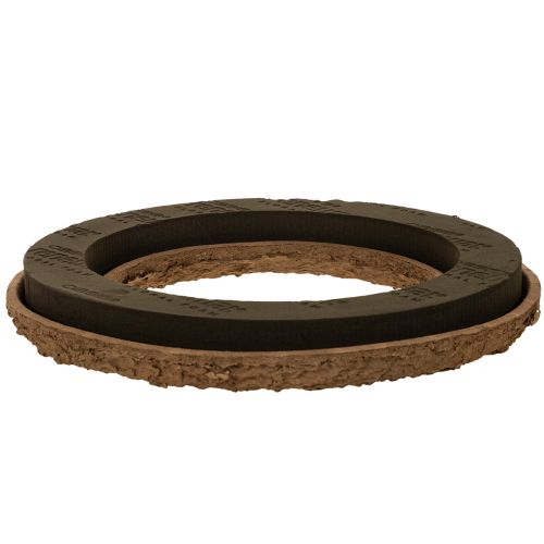 Artikel OASIS® Renewal® Floral Foam Biolit® Steckschaum-Ring, 40 cm, braun und schwarz, 2 Stück