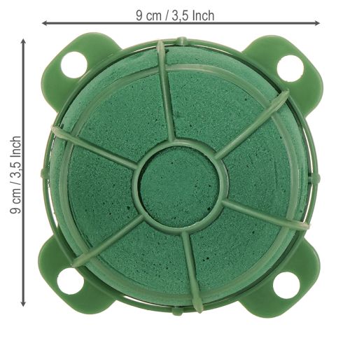 Artikel Runder Steckschaum Ø9cm für Floristik - 4er Set für kreative Blumendekoration