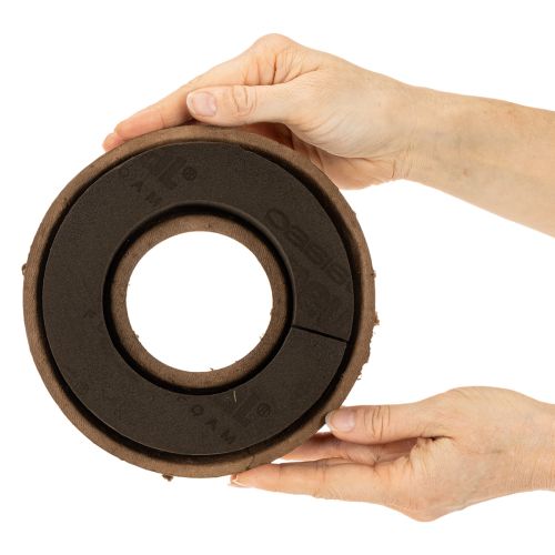 Artikel OASIS® Renewal® Floral Foam Biolit® Steckschaumring mit Schale, 17 cm, 2 Stück
