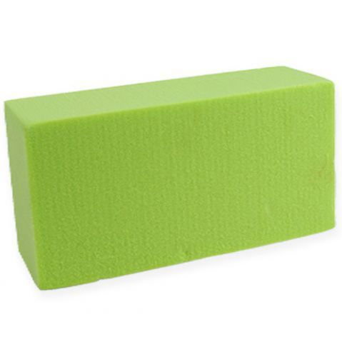 Steckschaumziegel Rainbow Lime Grün 4St Steckschaumziegel Rainbow Lime Grün 4St