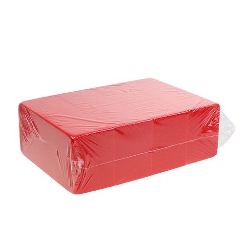 Steckschaumziegel Rainbow Rot 4St