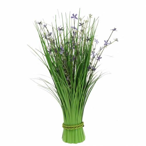 Deko Stehstrauß mit Wiesenblumen künstlich Flieder 51cm