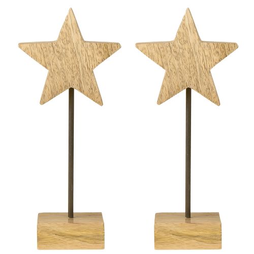 Artikel Stern aus Mangoholz – Deko-Holzsterne Set für festliches Ambiente