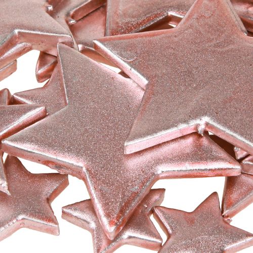 Artikel Sterne Deko Weihnacht Rosa Ø3/5/7cm – 2. Wahl – 44 St