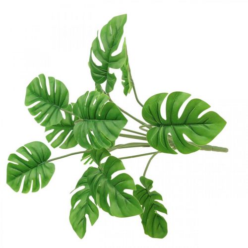 Floristik21 Strauß Monstera künstlich Bindegrün Kunstpflanze 42cm