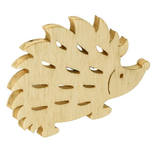 Artikel Streudeko Holz Igel Deko Grün Braun Weiß 4x3cm 72 St