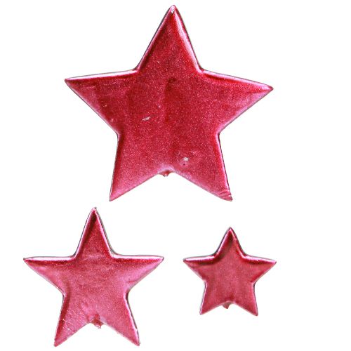 Streudeko Sterne Deko Berry Ø3/4/7cm – 2. Wahl – 44 St