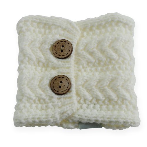 Strickschlauch 10cm x 11cm Weiß 4St Strickschlauch 10cm x 11cm Weiß 4St