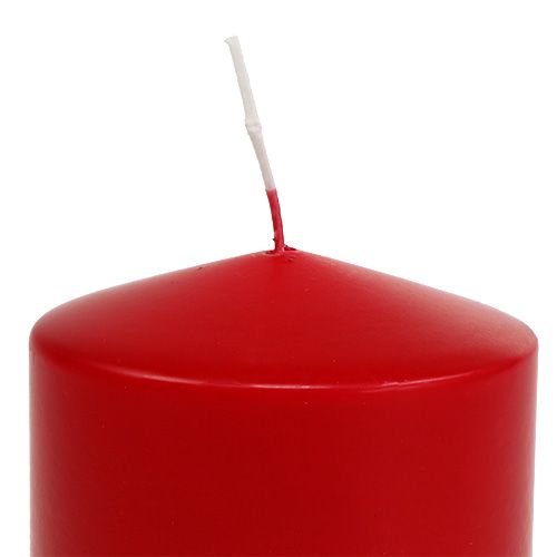 Stumpenkerze 100/100 Rot 4St
