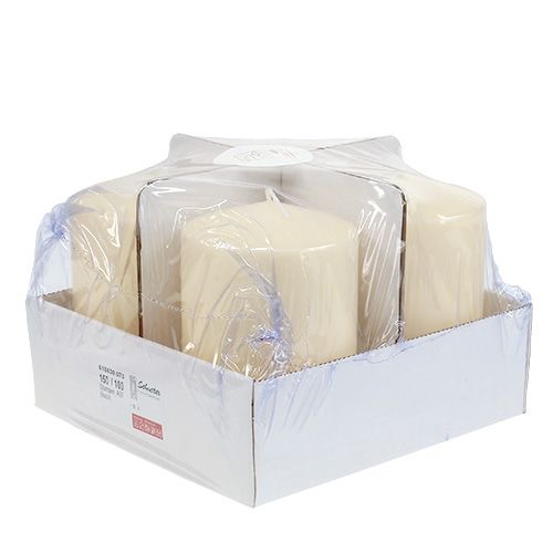 Artikel Stumpenkerze 150/100 Creme 4 St