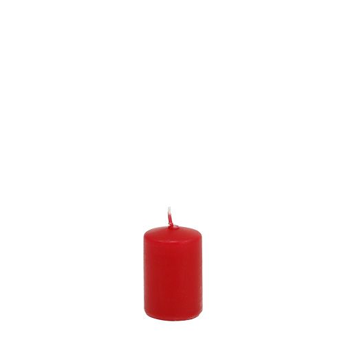 Stumpenkerzen Rot Adventskerzen klein Kerzen 60/40mm 24St