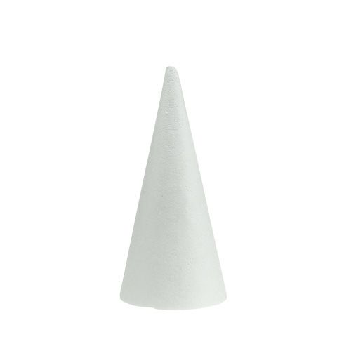 Styroporkegel weiß 20cm x 9cm 5St