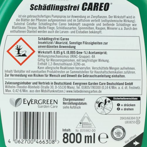 Floristik21 Substral Celaflor Schädlingsfrei Careo Zierpflanzen Spray 800ml