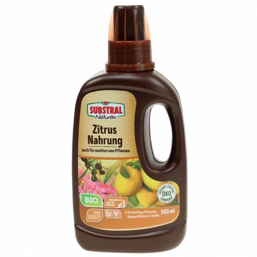 Floristik21 Substral Naturen Citrus-Nahrung für Zitruspflanzen und Mediterrane Pflanzen 500ml