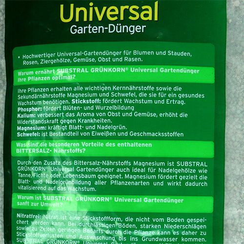 Substral Grünkorn Universaldünger m. Bittersalz 7kg