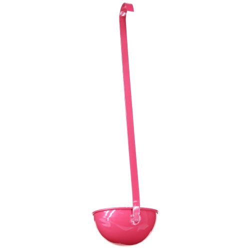 Artikel Dekorative Schöpfkelle aus Metall in Rosa, vielseitige Deko für rustikale Blumenarrangements und kreative Einrichtungsideen