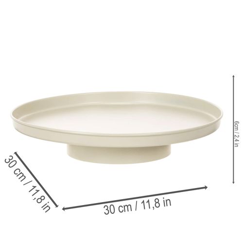 Dekotablett Metall Rund 30 cm