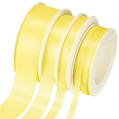 Artikel Hellgelbes Taftband Geschenkband 50m für Deko und Verpackungen