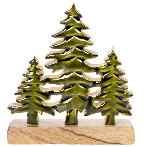 Tannenbaum Deko aus Mangoholz,