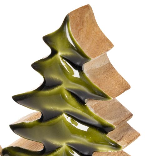 Tannenbaum Deko aus Mangoholz,