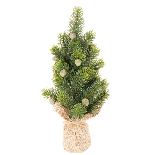 Tisch-Weihnachtsbaum künstlich 38 cm mit Jutesack für Innenbereich