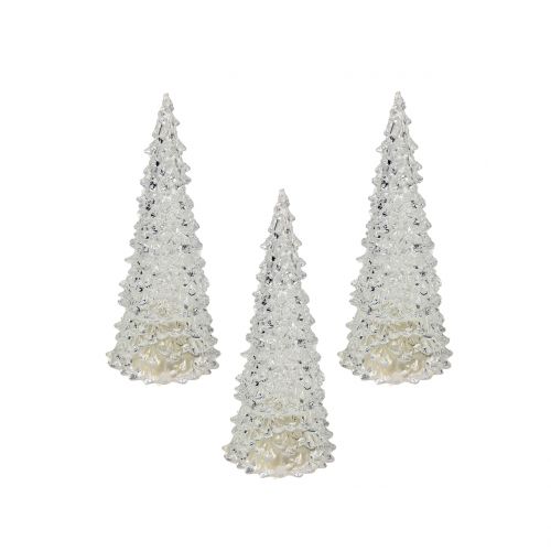 Tannenbaum Acryl mit LED-Licht Ø6cm H12cm