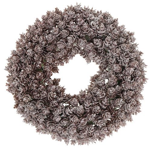 Tannenzapfenkranz Ø25cm mit Glitter Tannenzapfenkranz Ø25cm mit Glitter