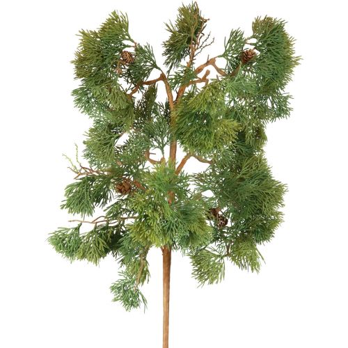 Floristik21 Tannenzweig Künstlich Tannengrün Zedernzweig Zapfen 85cm